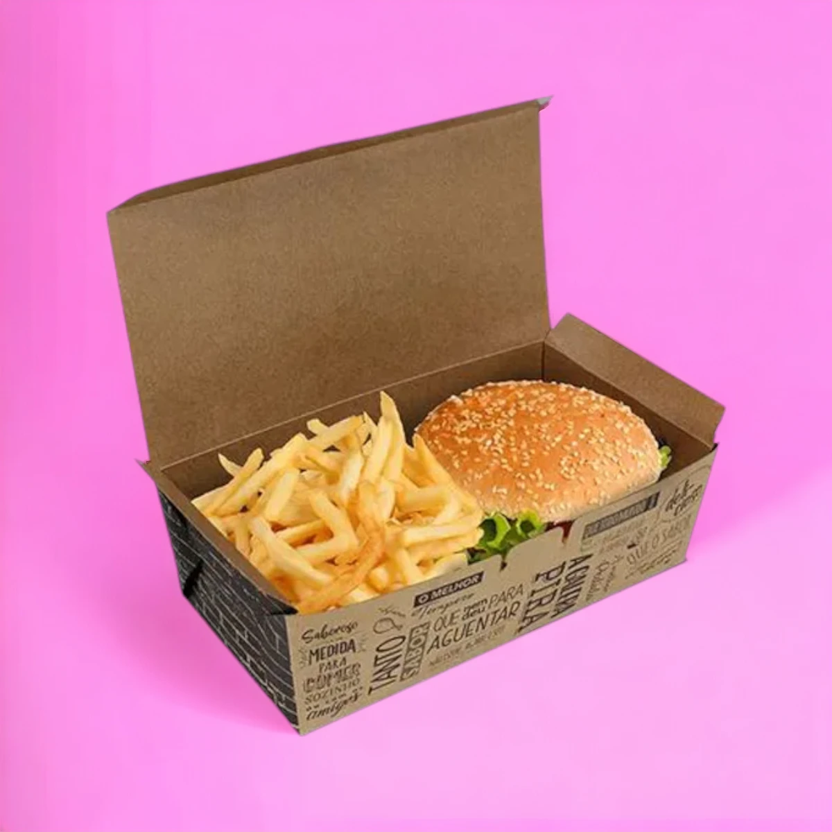 branded fast food boxes