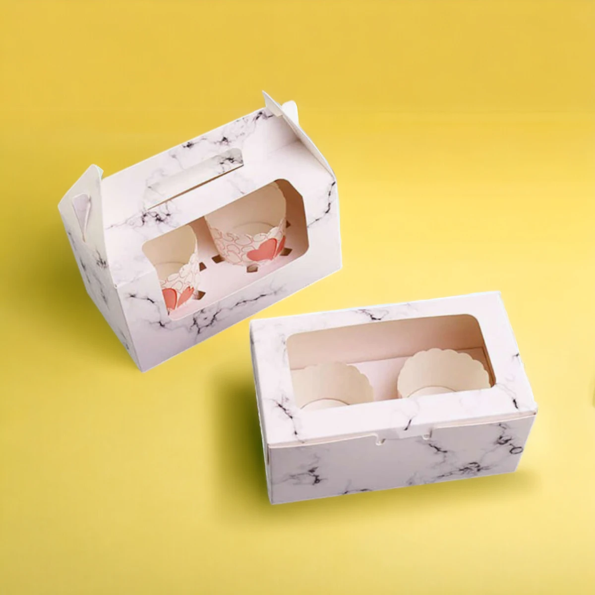 branded cup cake boxes