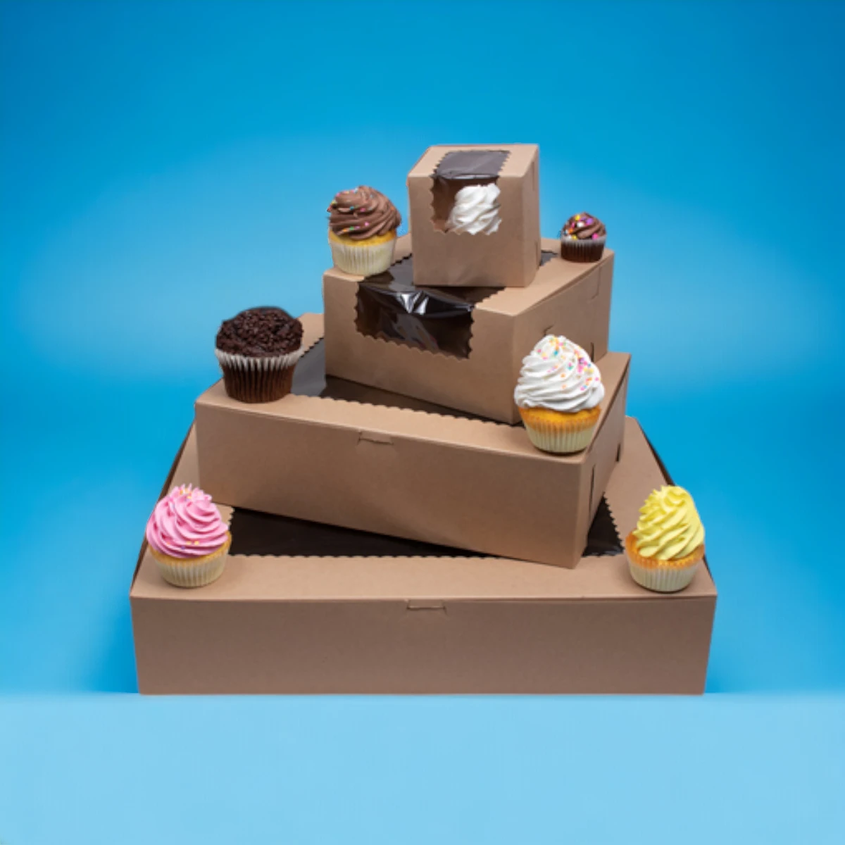 customized cup cake boxes