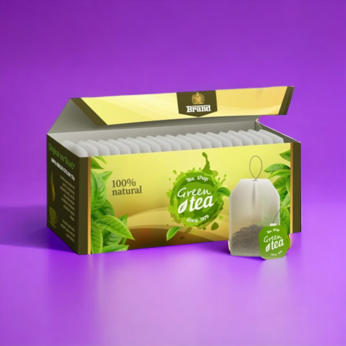custom printed tea Boxes