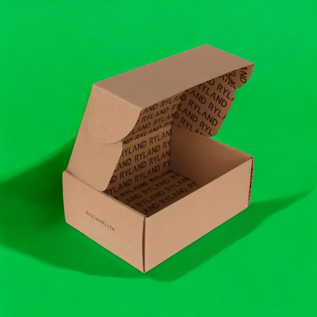 custom printed brown kraft boxes
