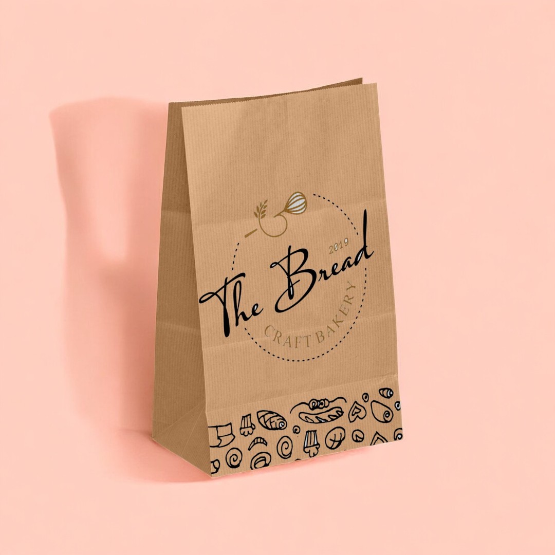 branded  kraft paper bags
